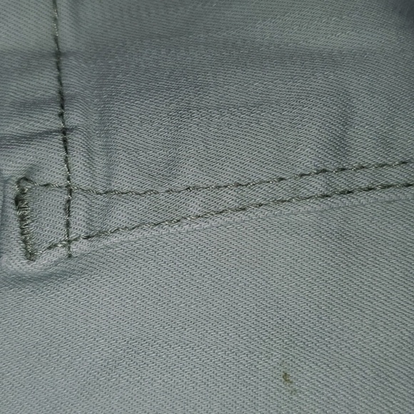 Nine West light green Gramercy skinny ankle fray-hem frayed hem raw hem - Picture 16 of 16